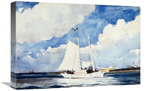 Global Gallery GCS-268130-22-142 22 in. Fishing Schooner, Nassau A