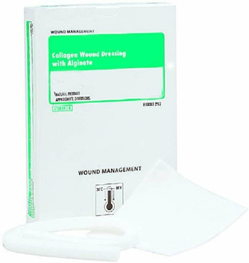 Collagen Dressing 4" x 8.6". Case of 36 Sterile Alginate Dressings for