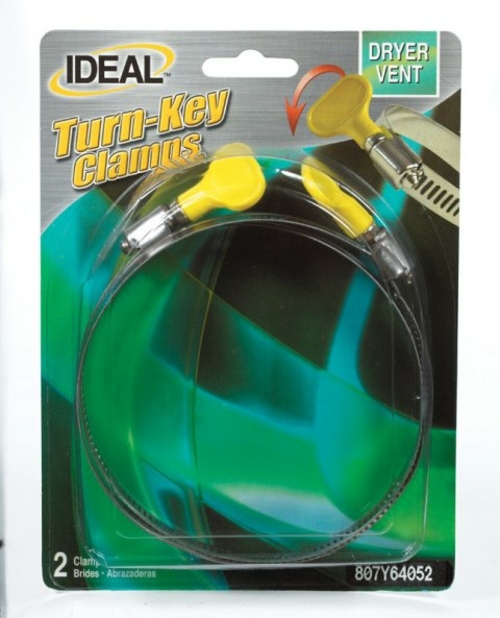 Ideal 807Y64052 Turn Key Hose Clamp, Size 64 - Pack of 10