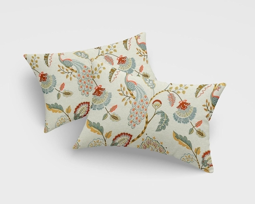 Clovertico Premium 100% Cotton Floral Paradise Pillow Covers : Set of