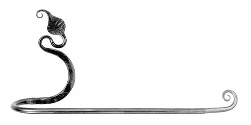 Acorn LBBBP 13" Long Leaf Paper Towel Holder - Black