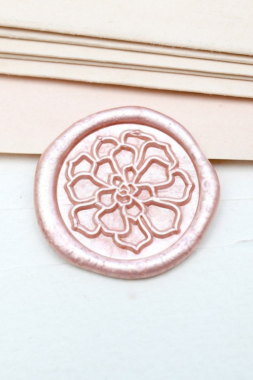 Succulent Wax Seal Stamp /Botanical wax seal Stamp kit 