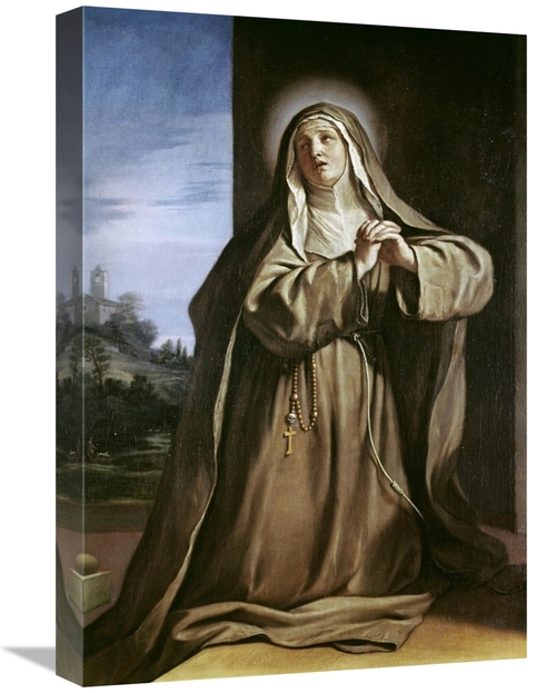 Global Gallery GCS-282157-22-142 22 in. Saint Margarita Da Cortona Art