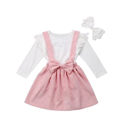 1 5Y Autumn Pretty Cute Infant Baby Girls Clothes