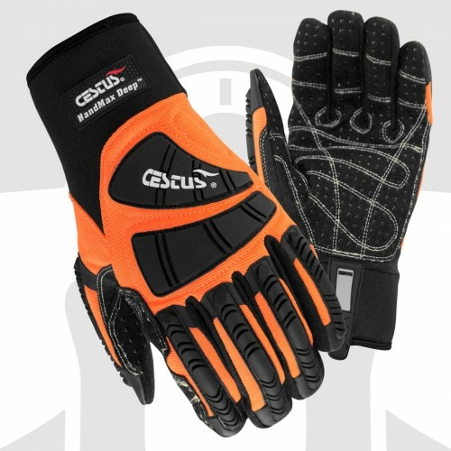 Cestus 3015 4XL Pro Series Handmax Deep Impact One Pair Glove- Orange 