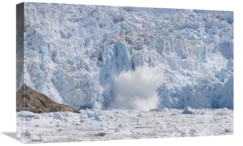 Global Gallery GCS-395473-1624-142 16 x 24 in. Glacial Ice Calving Int