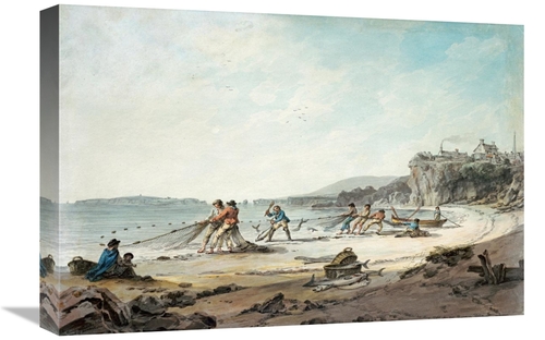 Global Gallery GCS-266612-22-142 22 in. A Drawnet at Tenby Art Print -