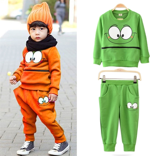 Autumn/winter Baby Kid Boys Girls Zipper Smile