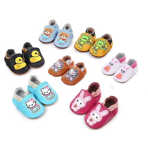 Handmade Genuine Leather Baby moccasins Soft Sole