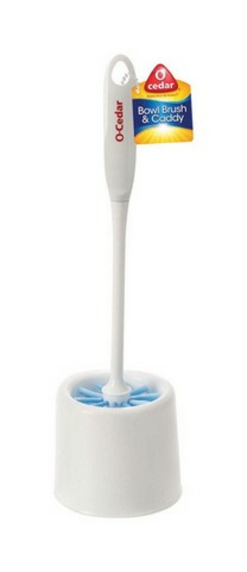 Ocedar 148214 Bowl Brush & Caddy in White