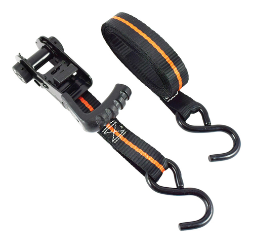 Keeper 8874273 10 ft. x 500 lbs Tie Down Strap, Black - Pack of 4