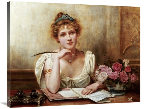 Global Gallery GCS-268191-36-142 36 in. The Letter Art Print - George 