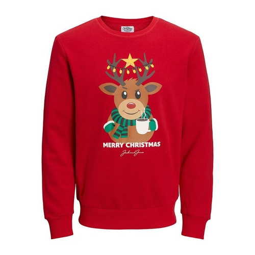 Men’s Sweatshirt without Hood JORTOON  Jack & Jones 12219685  Red