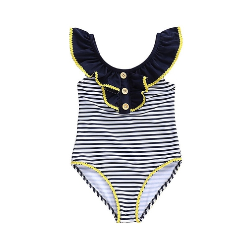 Cute Kids Baby Girls Summer Swimwear Striped