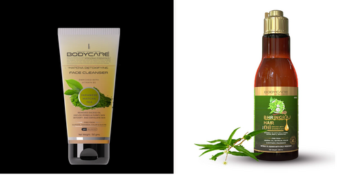 Japanese Matcha Tea Face Wash Bhringraj Hair Oil pack of 2