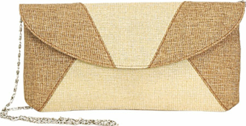 Aryana Rina5-Gold Clutch Purse Gold