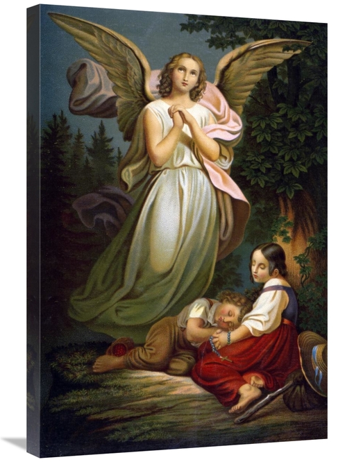 Global Gallery GCS-281092-30-142 30 in. Safe for the Angel Was Sent to