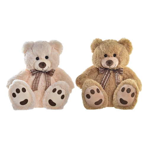 Teddy Bear DKD Home Decor Lasso 35 x 30 x 41 cm Beige Brown Children's