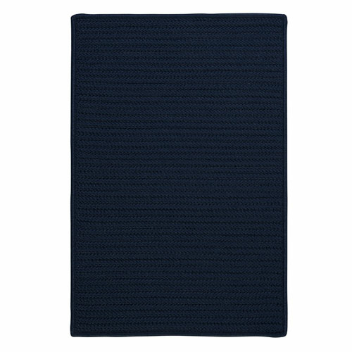 Colonial Mills Rug H561R096X096S Simply Home Solid - Navy 8 ft. square