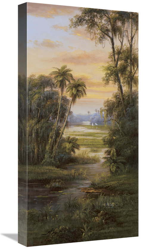 Global Gallery GCS-122580-1224-142 12 x 24 in. Tropical Lagoon I Art P