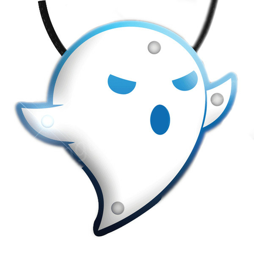 Blinkee 225000 BOO Ghost Necklace LED Flashing Blinky Light