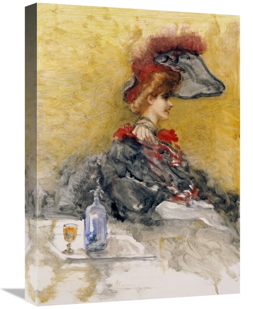 Global Gallery GCS-266837-22-142 22 in. The Red Feathered Hat Art Prin