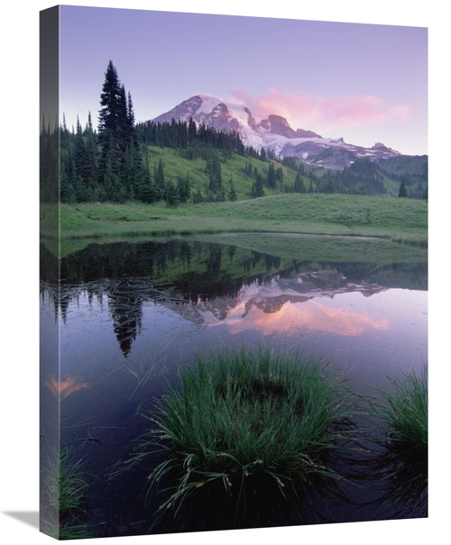 Global Gallery GCS-452048-1824-142 18 x 24 in. Mt Rainier Reflected in