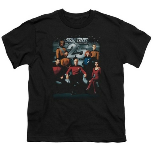 Trevco Star Trek-25Th Anniversary Crew - Short Sleeve Youth 18-1 Tee -