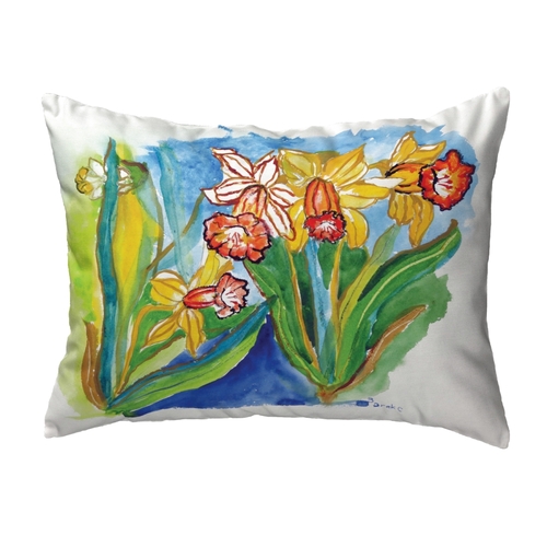 Betsy Drake KS542 11 x 14 in. Daffodils Small No-Cord Indoor & Outdoor