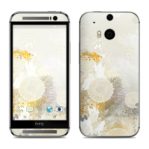 DecalGirl H0M8-WVEL HTC One M8 Skin - White Velvet