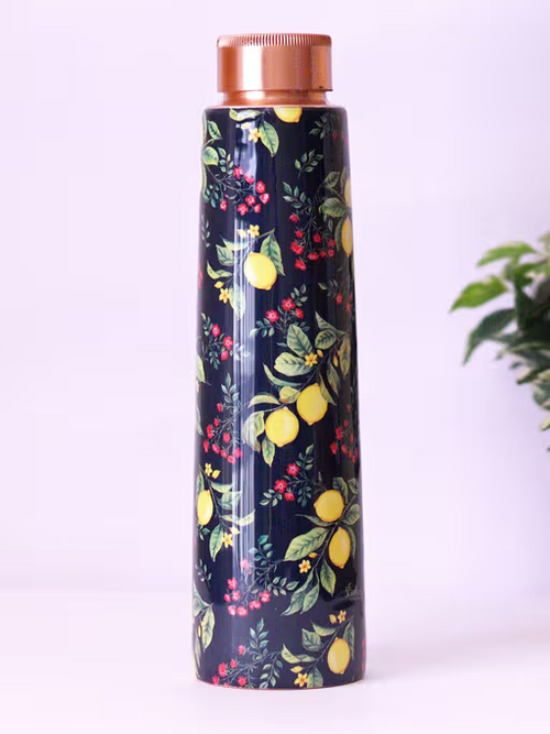 Lemon Printed Water  Bottle