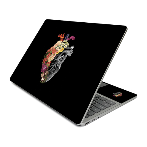 MightySkins MISURLAPGO20-Spring Heart Skin for Surface Laptop Go 2020 