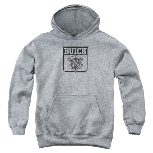 Trevco BUK103-YFTH-4 Buick 1946 Emblem-Youth Pull-Over Hoodie, Ath