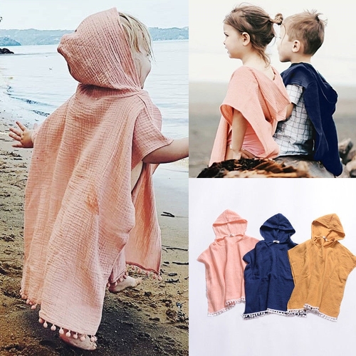 Casual Toddler Kids Baby Girl Long Cape Hooded