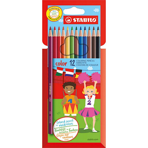 Colouring pencils Stabilo Color 12