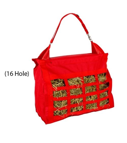 Jacks 1696-FO Slow Feed Hay Bag Tote-16 Hole, Forest