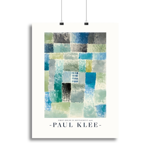 First House in a Settlement 1926 No.2 Canvas Print or Poster