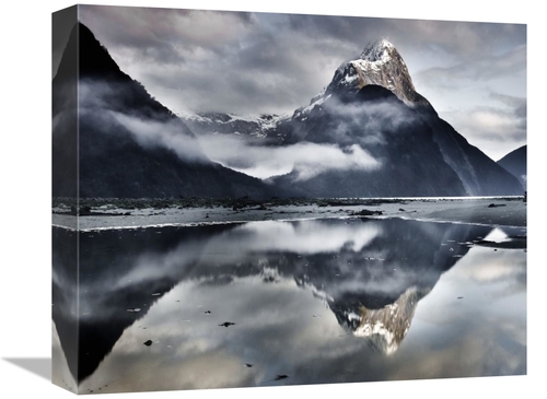 Global Gallery GCS-463207-16-142 16 in. Mitre Peak Reflecting in Milfo