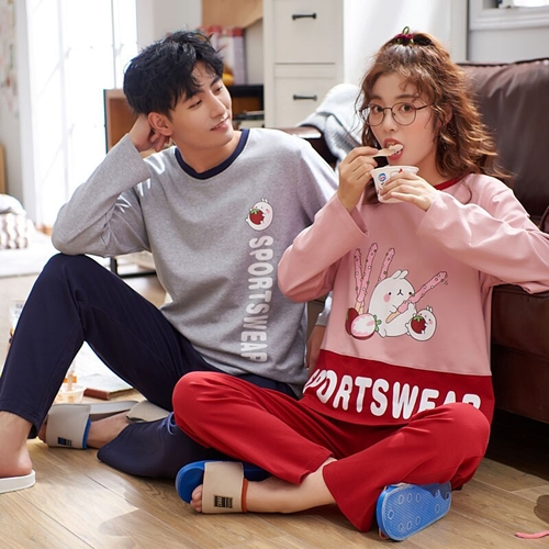 2019 Korean Version Cartoon Pyjamas Women