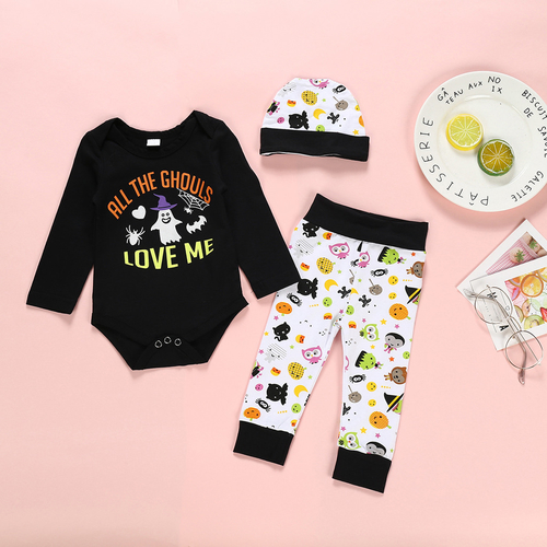 Halloween Newborn Baby Boy Girl Romper+ Striped