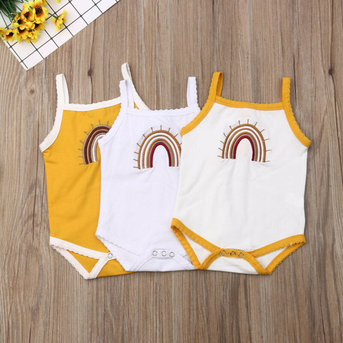 Infant Baby Girl Bodysuits Summer