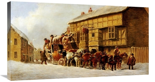 Global Gallery GCS-268276-36-142 36 in. Outside the George Inn, Wi