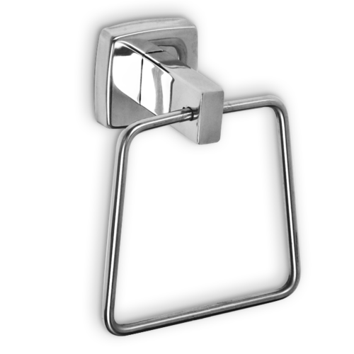 AJW UX130-BF Bright Towel Ring - Surface Mounted