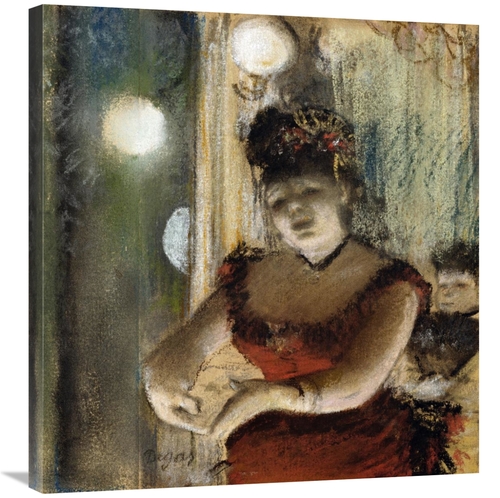 Global Gallery GCS-266201-30-142 30 in. Singer in a Cafe Art Print - E