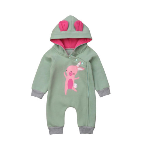 Newborn Baby Boys Girls Rabbit 3D Ears Hooded