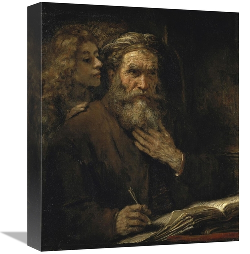 Global Gallery GCS-279591-16-142 16 in. Saint Matthew & The Angel Art 