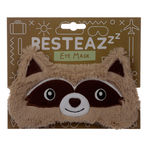 Fun Eye Mask - Plush Raccoon
