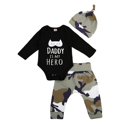 0 24M Newborn Baby Boys Clothes Sets Letter Print