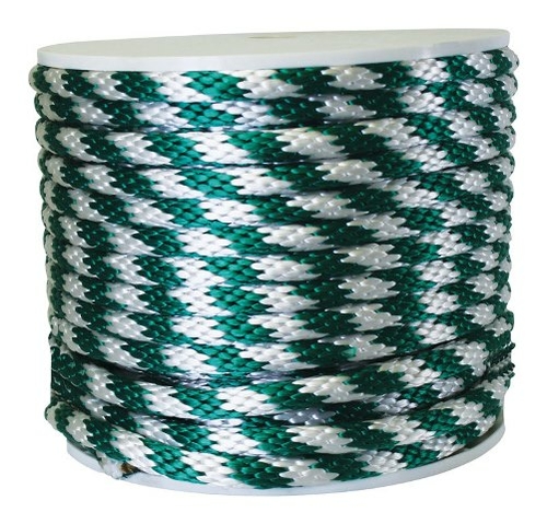 Wellington P7240S0200G70S Solid Braid Poly Derby Rope Spool  0.62 in. 