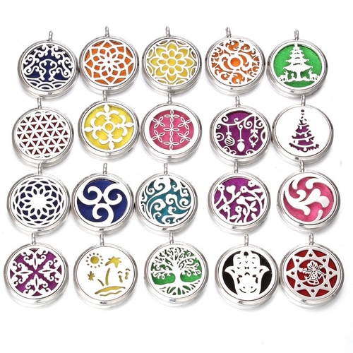 Exotic Aroma Diffuser Necklace 25 Designs Open